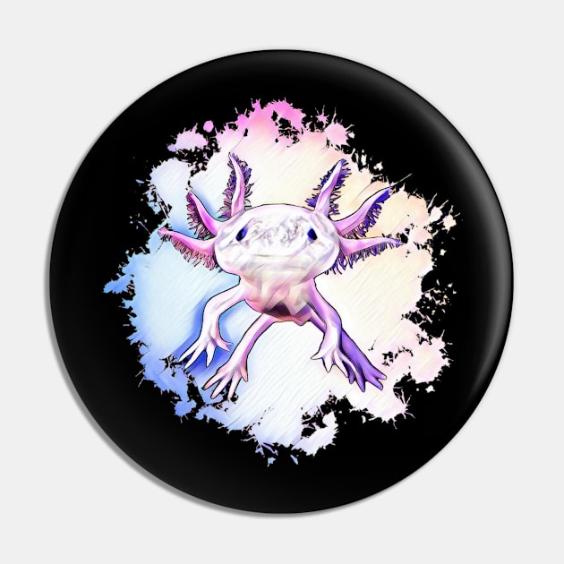 Axolotl Pin by Nimmersatt