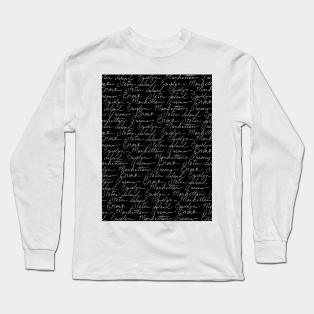 New York Market Long Sleeve T-Shirt