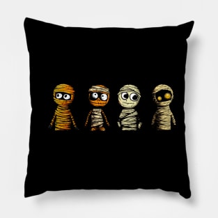 Cute Zombie Mummies Pillow