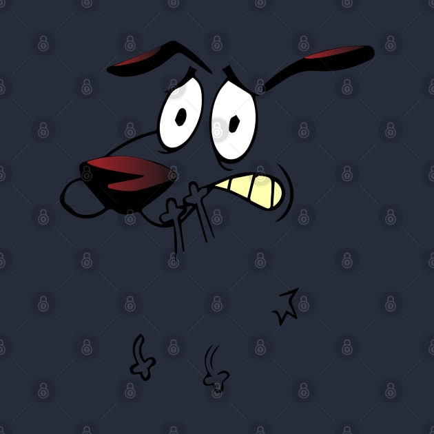 Courage the Cowardly Dog by funNkey