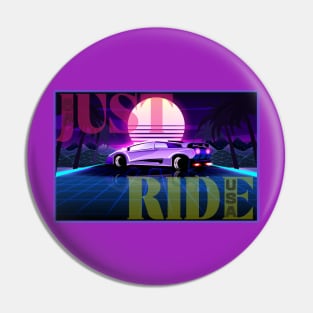 Just Ride USA Pin