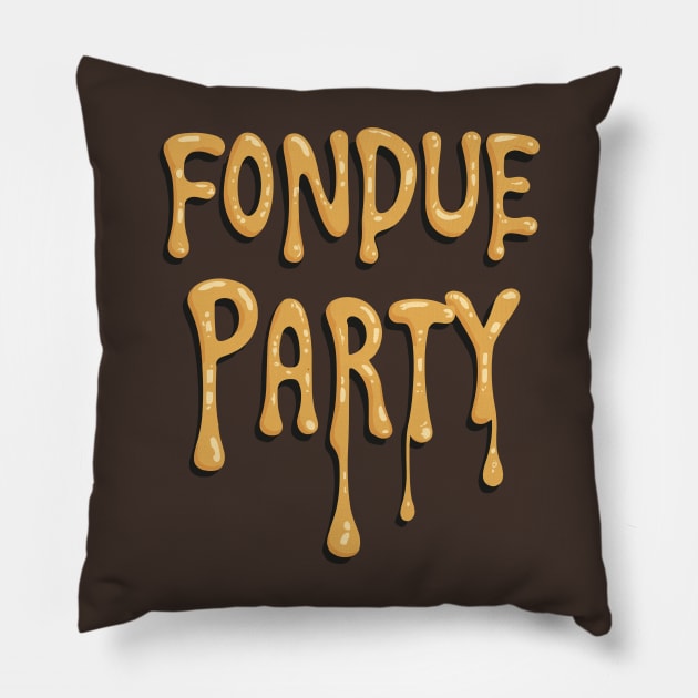 National Fondue Day – February Pillow by irfankokabi