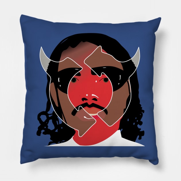 Gemini Rights Steve Lacy Pillow by sofjac