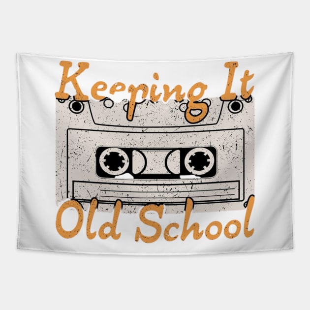 Keeping It Old School Tapestry by CoreDJ Sherman