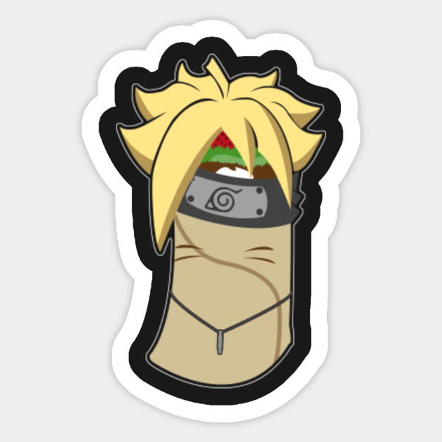 Boruto Burrito Naruto Sticker Teepublic