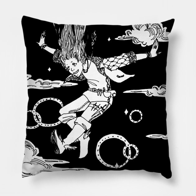 Mystical flight Pillow by ShumsterArt
