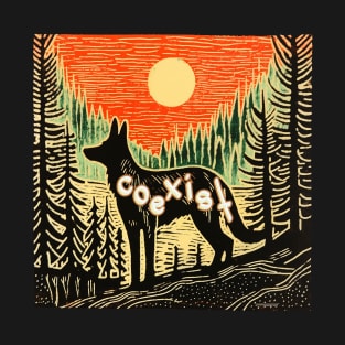 Coexist: Coyote T-Shirt
