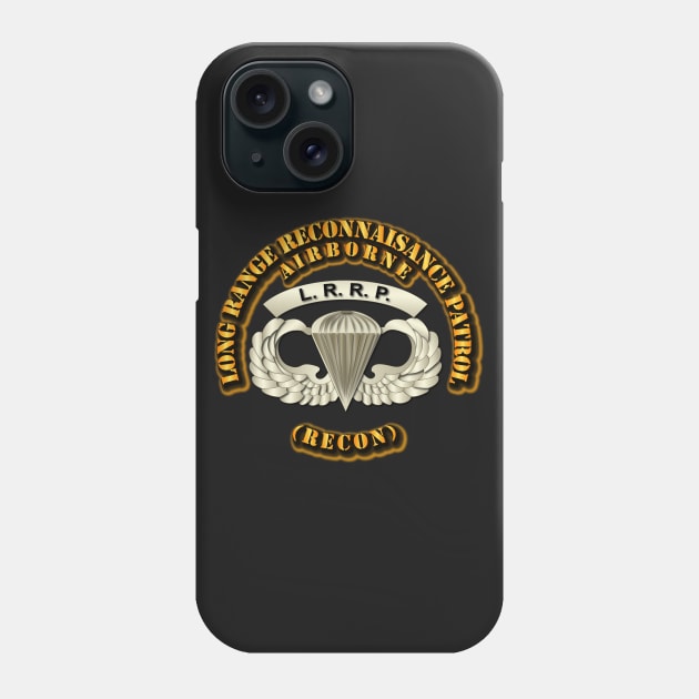 Airborne Badge - LRRP Phone Case by twix123844