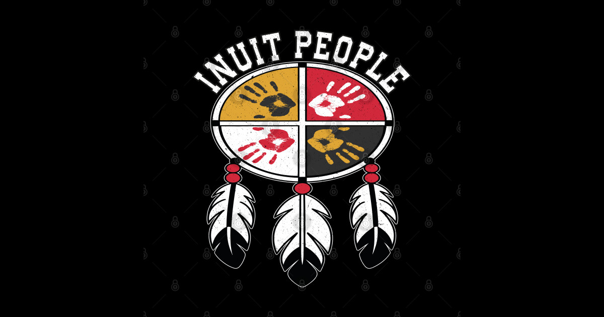 Inuit People Medicine Wheel Spiritual Symbol - Inuit - Sticker | TeePublic