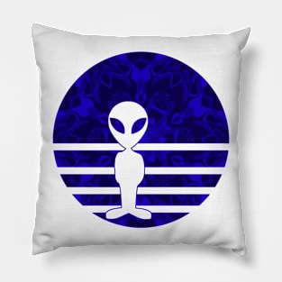 Encounters Kaleidoscope Pattern Surprise Alien Sunset Silhouette Pillow