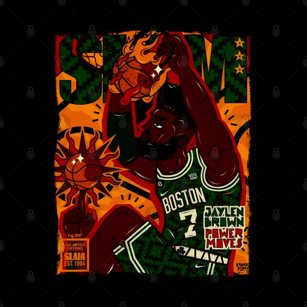 Jaylen Brown - SLAM by Buff Geeks Art