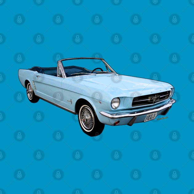 64 65 Ford Mustang Convertible Generation One by vivachas