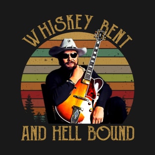 Hank Art Jr Whiskey Bent and Hell Bound T-Shirt