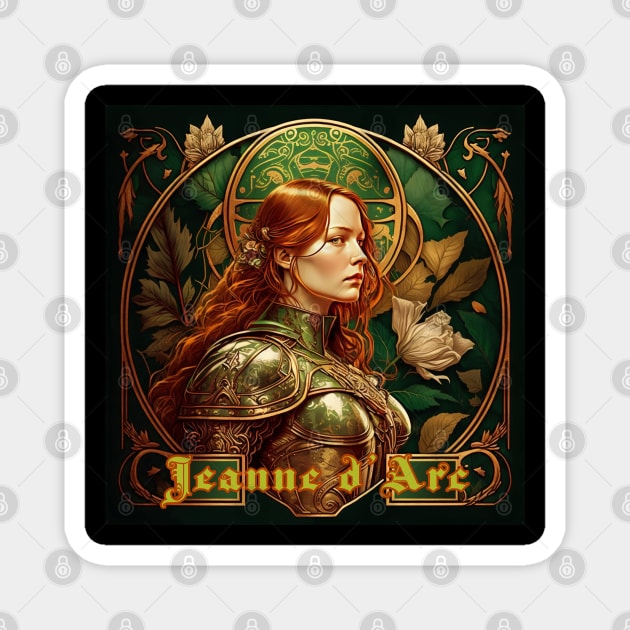 Joan of Arc Magnet by MichaelaGrove