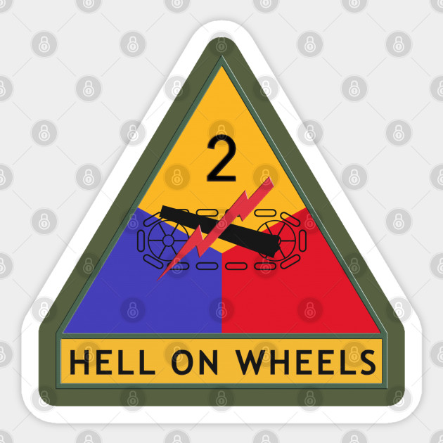 2nd Armored Division 2nd Armored Sticker Teepublic Uk