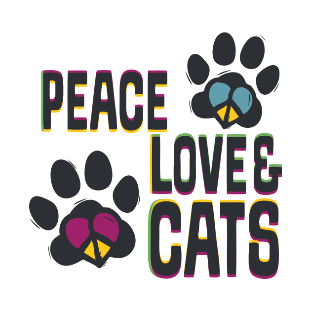 Peace Love Cats by RepubliRock