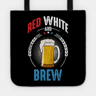 Red White And Brew Tote