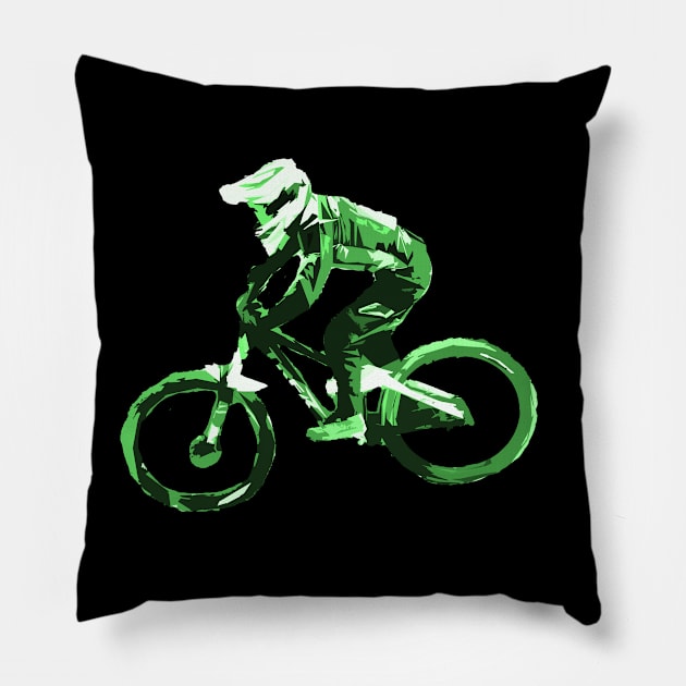 mtb Pillow by rickylabellevie