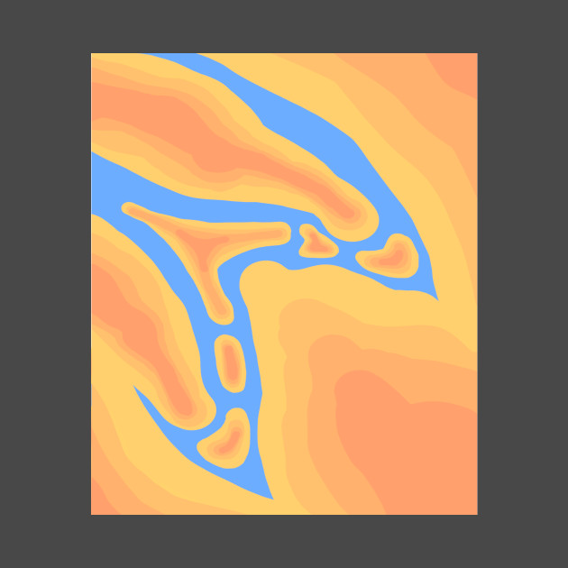 Fire And Ice Abstract T Shirt Teepublic