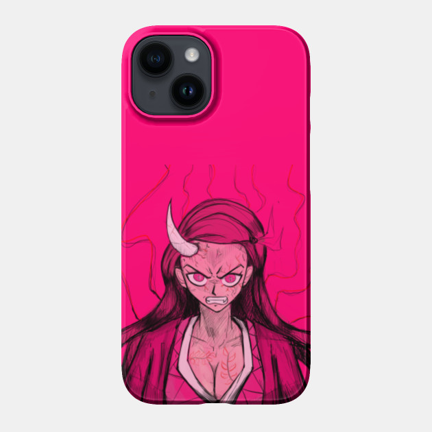 nezuko kamado in blood art demon slayer wallpaper in pink - Nezuko Kamado - Phone Case | TeePublic nezuko kamado in blood art demon slayer wallpaper in pink - Nezuko Kamado - Phone Case | TeePublic