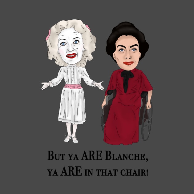 Whatever Happened to Baby Jane, Bette Davis, Joan Crawford Inspired Illustration by MelancholyDolly