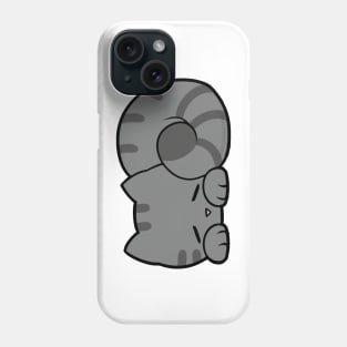 Sleepy Cat - Grey Phone Case