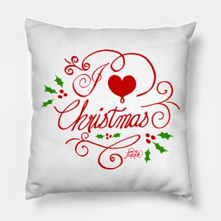 I Love Christmas Pillow