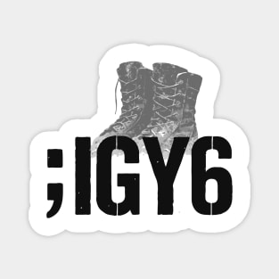 IGY6 – I Got Your Six Support Code Magnet