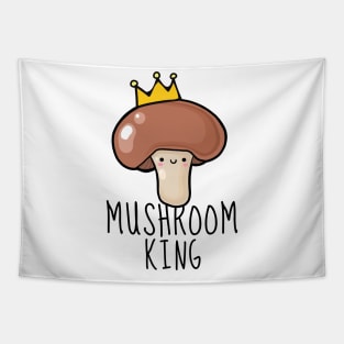 Mushroom King Funny Tapestry