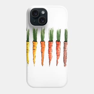 Happy carrots Phone Case