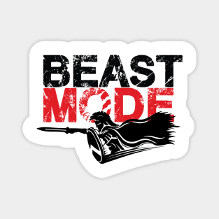 Beast mode gym Magnet