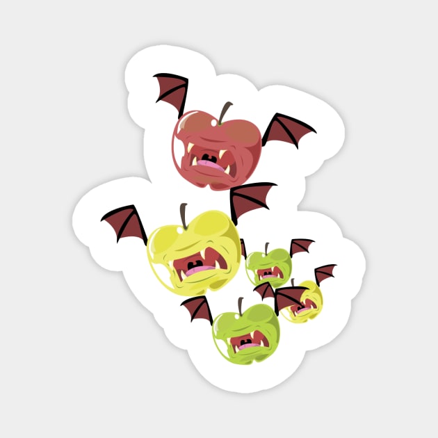 Bat-Apples Magnet by Sending Spell