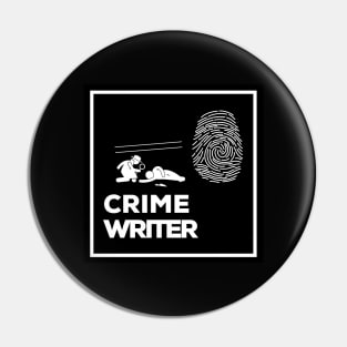 Crime Writer Pin