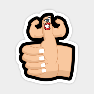 Thumb Wrestling Champ Magnet