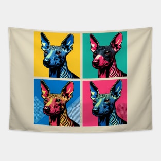 American Hairless Terrier Pop Art - Dog Lovers Tapestry