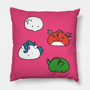 Cute Creature Blobs! Pillow