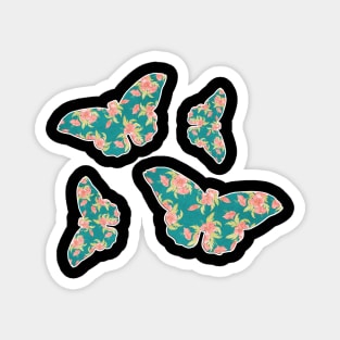 Colorful Butterfly , Cute Light Butterflies Gift Idea Magnet