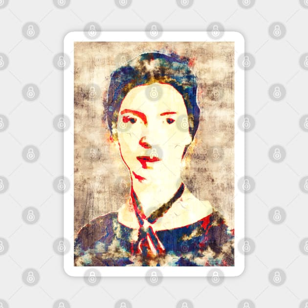 Emily Dickinson Pop Art Magnet by Nerd_art