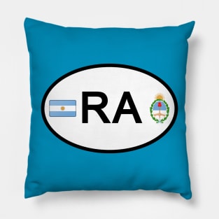 Argentina car country code Pillow