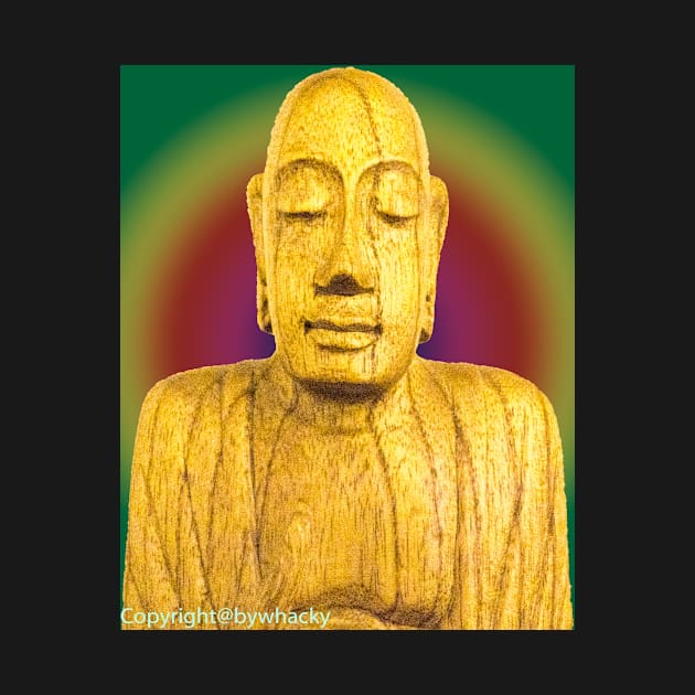 Wooden Budha by bywhacky