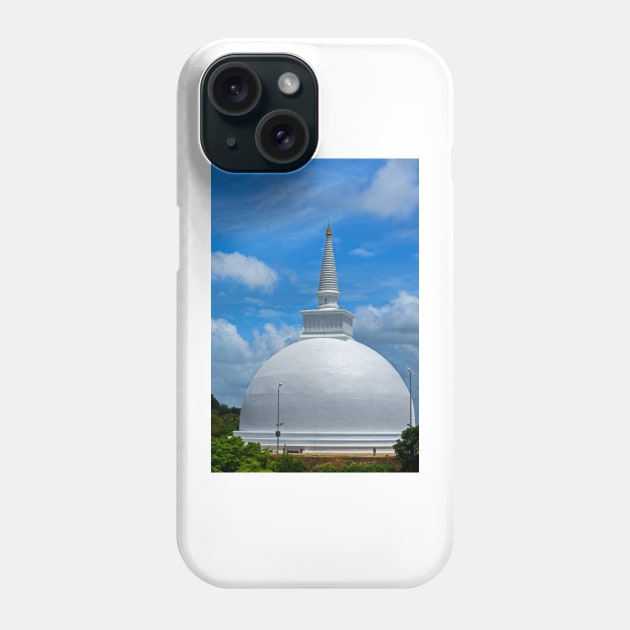 Maha Stupa, Mihintale. Phone Case by bulljup