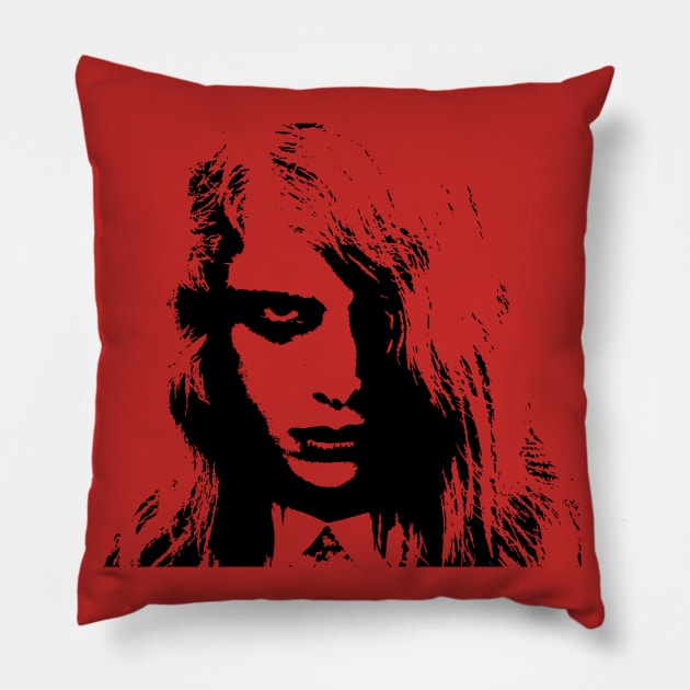 Living Dead Girl Pillow by zombill