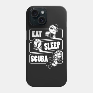 Eat Sleep Scuba diving - Ocean diver gift design Phone Case