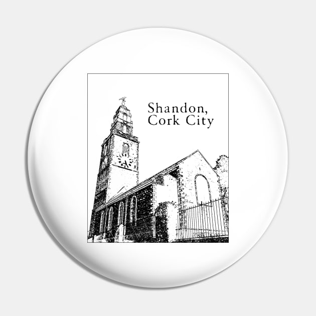 Shandon - Cork City Pin by LordNeckbeard