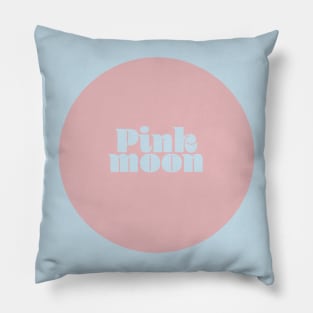 Pink moon Pillow