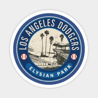 Dodger Stadium Patch by Buck Tee Magnet