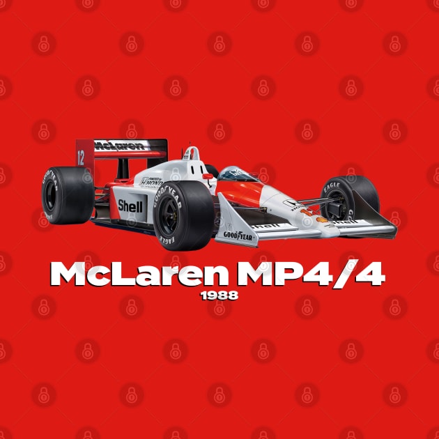 McLaren Honda Mp4/4 1988 by Mrmera