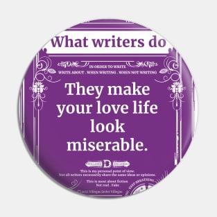 Romance writers are mean. Pin