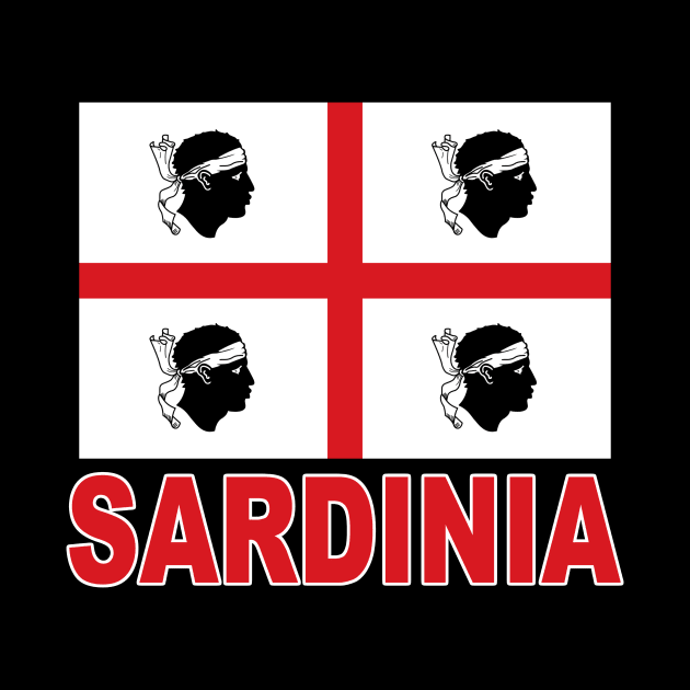 The Pride of Sardinia - Sardinian Flag Design by Naves