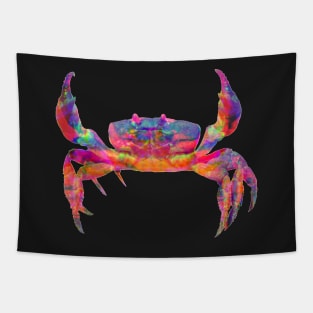 Trippy crab crustaceancore Tapestry